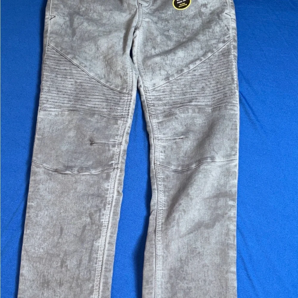 Jogger Fit Jeans Boys Faded distressed Stretch Gray Sz 8‎ Husky Art Class New